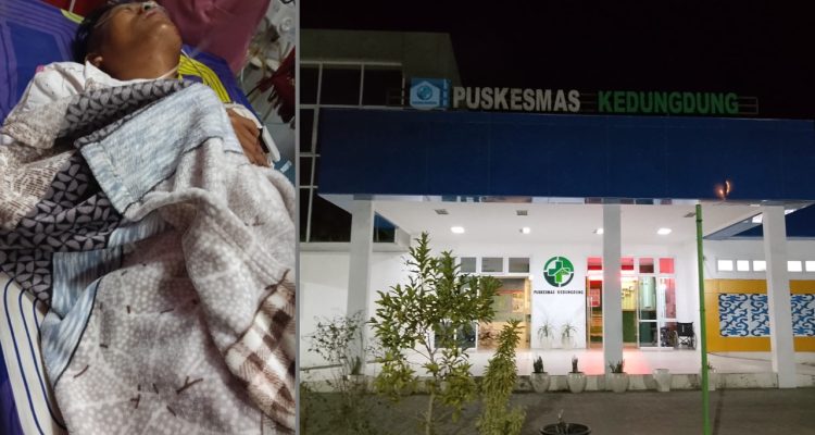 Foto : Dokumentasi Korban Laka Lantas Asal Bapelle Ditolak Puskesmas Kedungdung