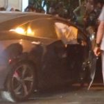 Foto : Kendaraan Pengemudi Sedan Tewas Usai Tabrak Pohon di Jalur Deandles Paciran